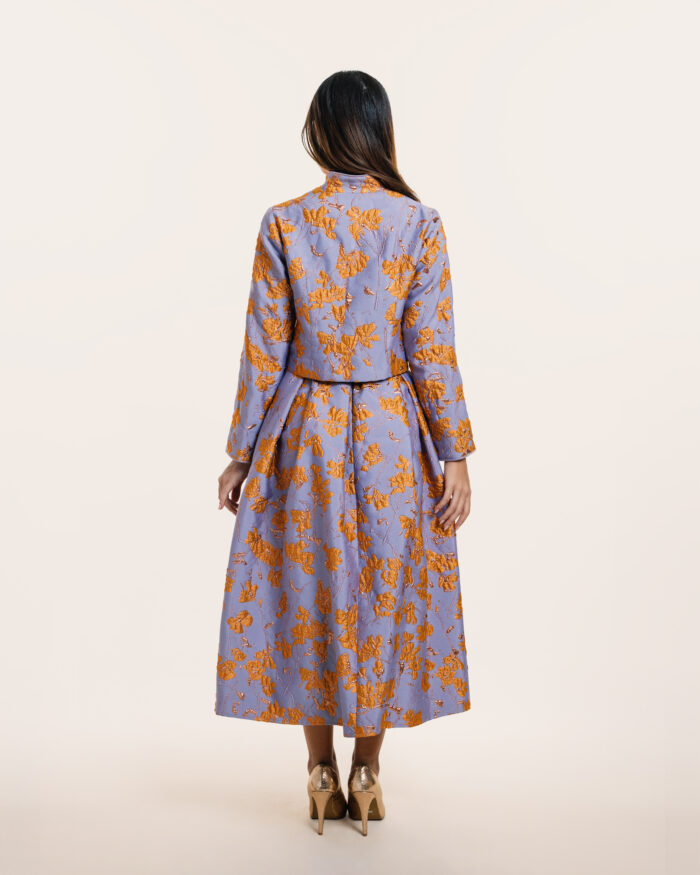 Mauve Pleat Skirt - Image 3