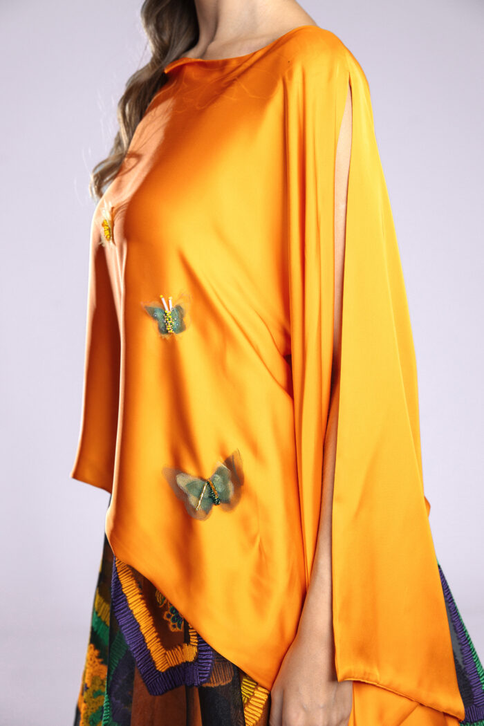 Patchwork Garden - Orange Top - Image 5