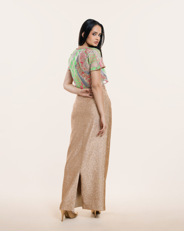 Glittery Pencil Skirt - Image 3